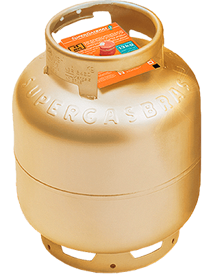 Botijão de Gás 13kg SuperGasbras